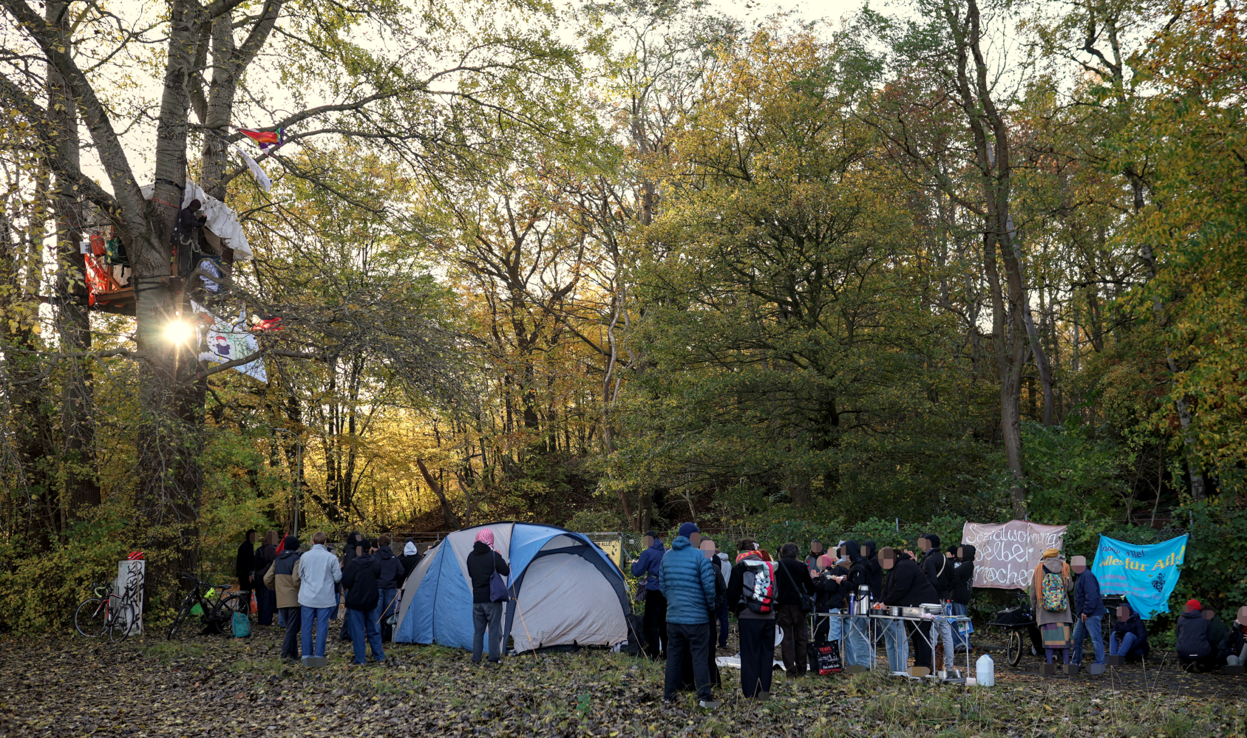 Bericht zur Kundgebung:Vossbrook für alle!